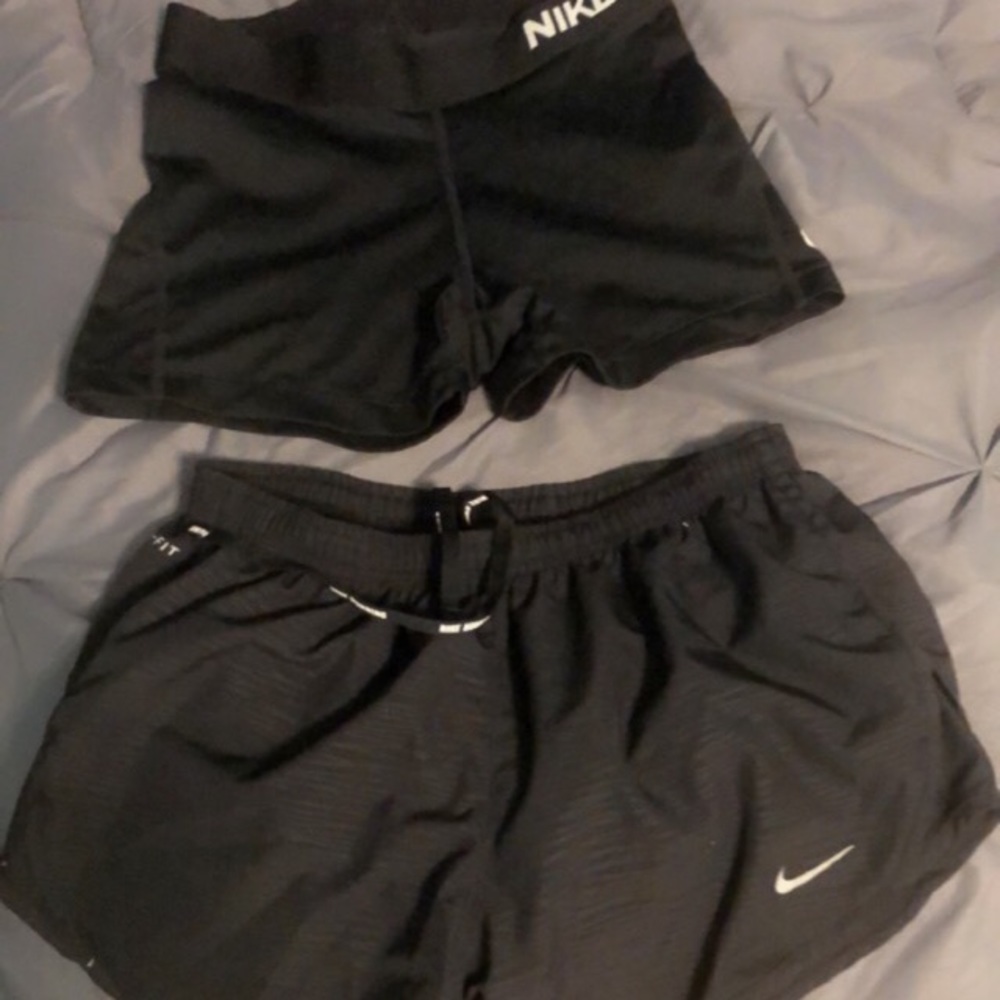 Nike pros and Nike shorts